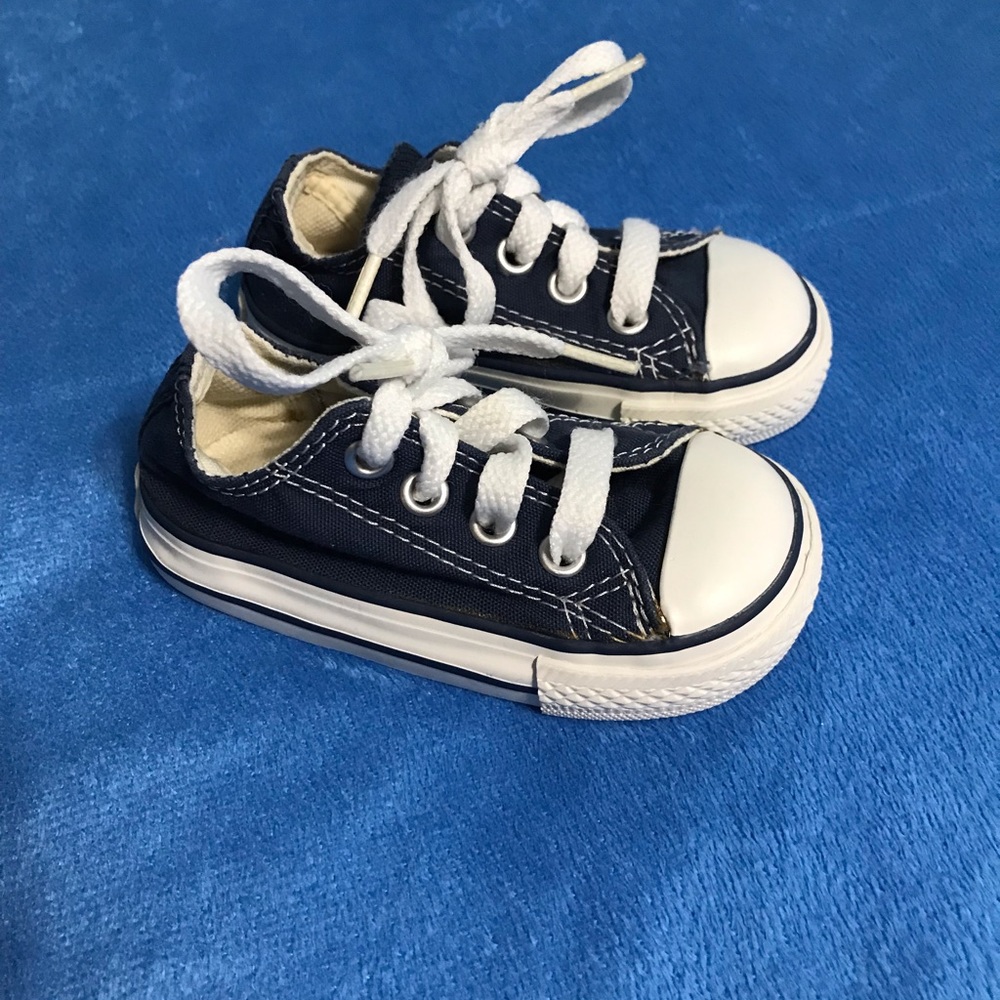 Converse All Star Chuck Taylor Infant/Toddler Shoes Size 4 Dark Blue